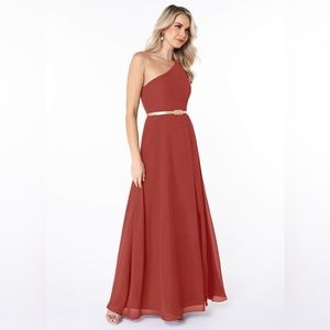 AZAZIE LANAEA bridesmaid dress - terracotta size 16A